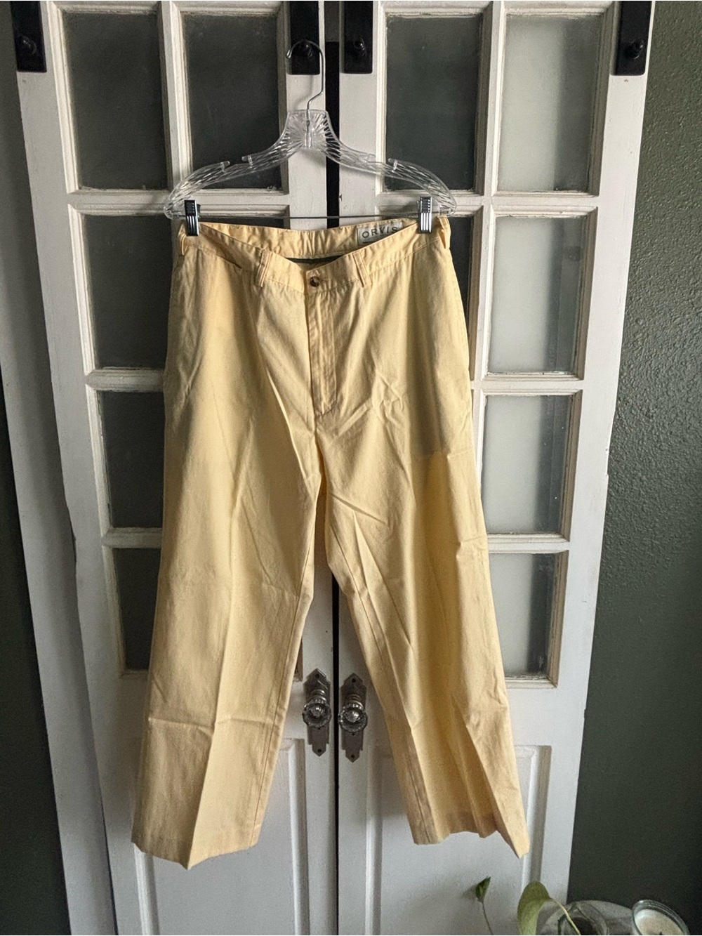 Orvis Light Yellow Chino Pants